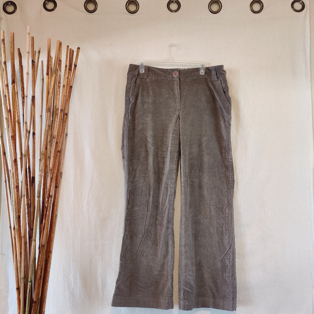 Boden Velvet/Corduroy Flared Dress Pant Trousers